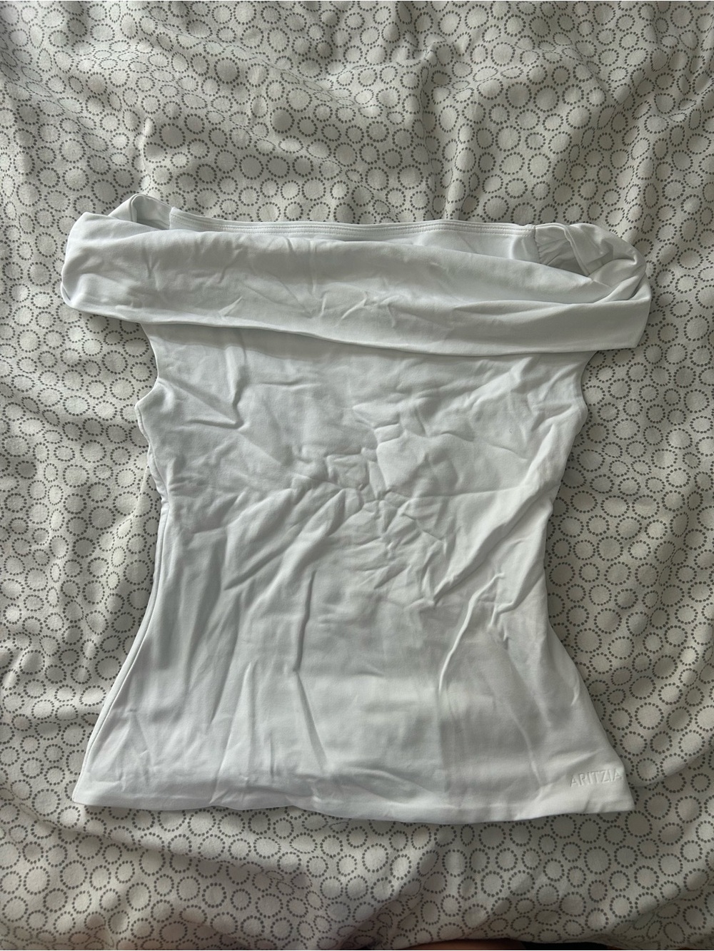 Aritzia White Off-Shoulder Women's Camisole